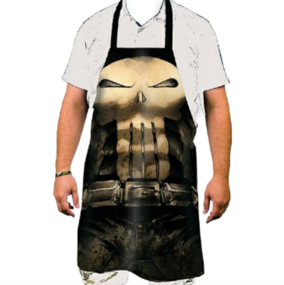 Marvel Punisher Skull Kitchen Apron